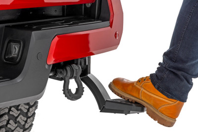 Rough Country Retractable Bed Step Manual Pull | Toyota Tacoma 2WD/4WD (2024-2026)