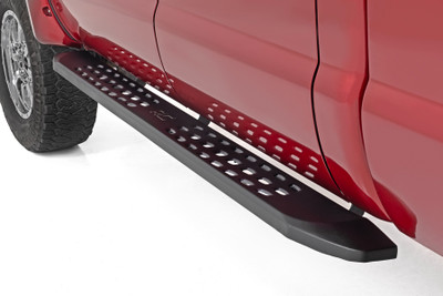 Rough Country RPT2 Running Board Crew Cab | Black | Ford F-250/F-350 Super Duty (09-16)