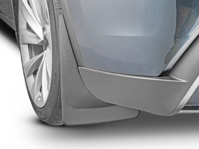 WeatherTech 2026 Tesla Model Y Rear No Drill MudFlaps - Black - 120226 Photo - Primary