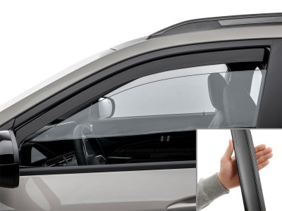 WeatherTech 24-26 Chevy Trax Front Side Window Deflectors - Matte Black - 801076IMB Photo - Primary