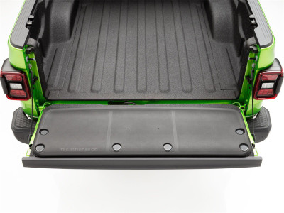 WeatherTech 20-26 Jeep Gladiator Tailgate Cushion w/o Caddy - Black - 81TGS06 Photo - Primary
