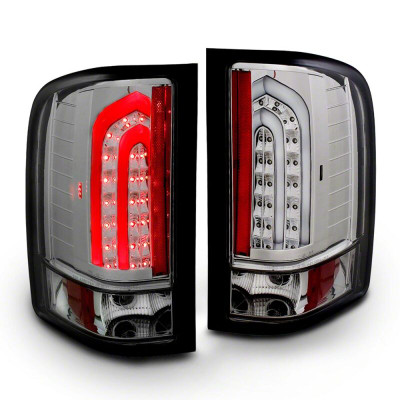 Raxiom 07-13 Chevrolet Silverado 1500 G2 LED Tail Lights- Black Housing- Smoked Lens - S112743 Photo - Primary