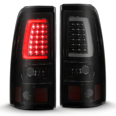 Raxiom 03-06 Chevrolet Silverado 1500 Axial Series LED Tail Lights- Black Housing- Smoked Lens - S116533 Photo - Primary