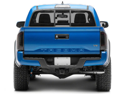 Raxiom 16-23 Toyota Tacoma Axial Series LED Tail Lights- Black Housing- Smoked Lens - TT36288 Photo - Primary