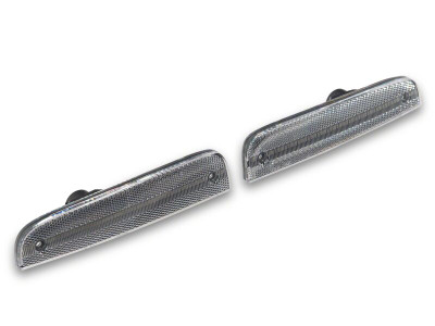 Raxiom 97-01 Jeep Cherokee XJ LED Side Marker Lights- Clear Lens- Amber LED - XJ24498 Photo - Primary