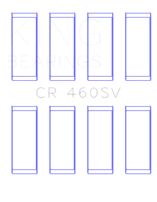 King Engine Bearings Audi/VW 1.9L/2.0L TDI Diesel Connecting Rod Bearings Set - Size +1.00mm - CR460SV1.0 Photo - Primary
