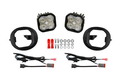Diode Dynamics 04-09 Lexus ES330/Toyota 4Runner/Avalon/RAV4 SS3 LED Foxbeam Fog Light Kit - DD8955 Photo - Primary