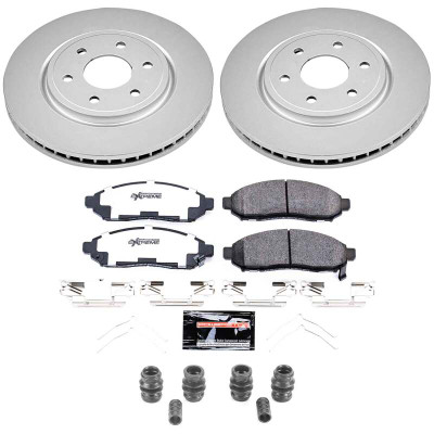 Power Stop 16-26 Nissan Frontier Front Z36 Coated Truck & Tow Brake Kit - CPK8325-36 Photo - Primary