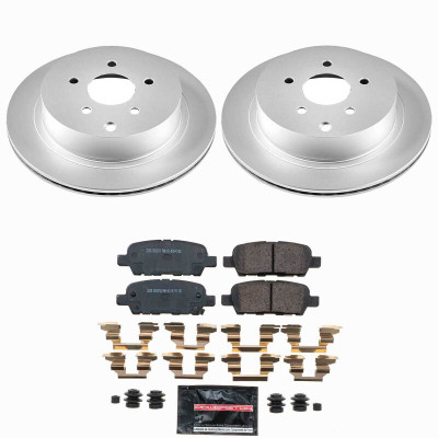 Power Stop 2009 Infiniti FX35 Rear Z23 Coated Brake Kit - CPK9134-23 Photo - Primary