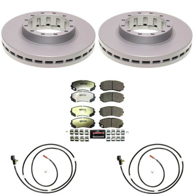 Power Stop 2005 Mitsubishi Fuso FE120 Rear Z36 Coated Truck & Tow Brake Kit - CPK9152-36 Photo - Primary
