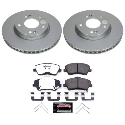Power Stop 23-24 Kia Niro Front Z36 Coated Truck & Tow Brake Kit - CPK9239-36 Photo - Primary