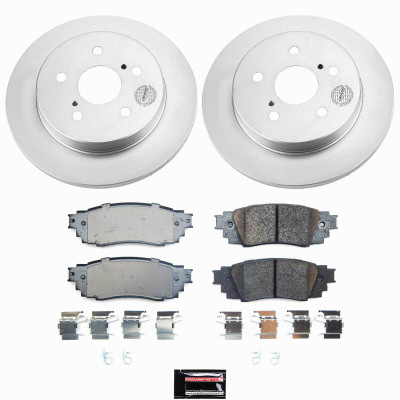 Power Stop 24-26 Toyota Corolla Cross Rear Z17 Coated Brake Kit - CRK9275 Photo - Primary