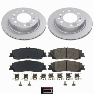 Power Stop 24-25 Toyota Tacoma Rear Z17 Coated Brake Kit - CRK9305 Photo - Primary