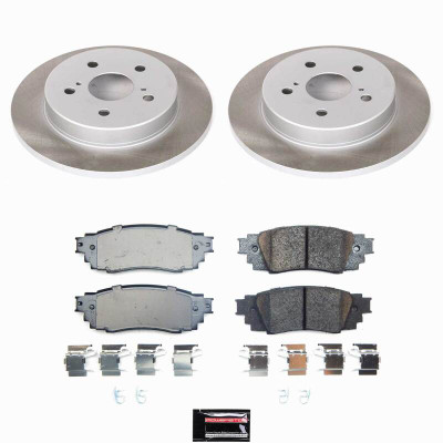 Power Stop 24-26 Toyota Corolla Cross Rear Semi-Coated Rotor Kit - SC9275 Photo - Primary
