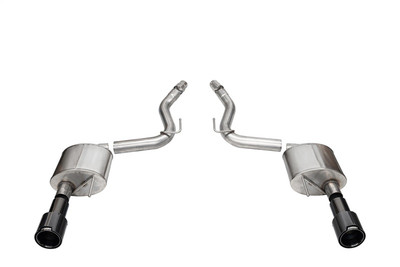 Corsa 2024 Ford Mustang GT Coupe 3in Sport Axle-Back Exhaust - 4.5in Black Carbon Fiber Tips - 21253CFBLK Photo - Primary