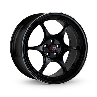 Enkei PF06 19x9 5x114.3 40mm Offset 75mm Bore Black Machined Wheel (MOQ 40) - 545-990-6540BKM Photo - Primary