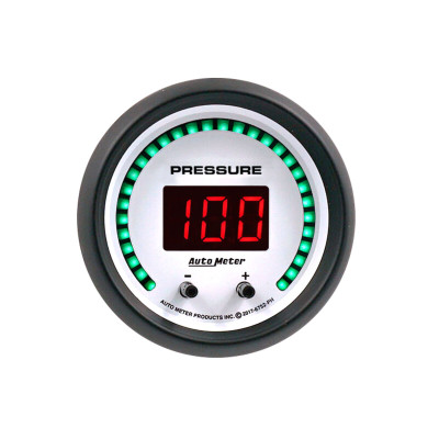 Autometer 52.4mm White Switchable 0-1600 PSI/0-110 BAR Fluid Pressure Phantom Elite Digital Gauge - 6752-PH User 1