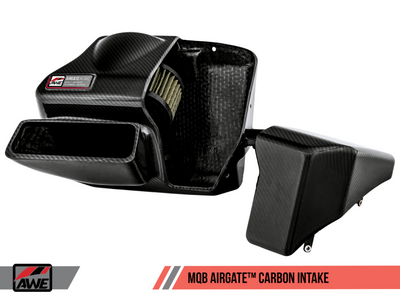 AWE Tuning Audi / Volkswagen MQB 1.8T/2.0T/Golf R Carbon Fiber AirGate Intake w/ Lid - 2660-15024 Photo - Primary