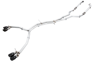 AWE Tuning Audi B9 S4 Track Edition Exhaust - Non-Resonated (Black 102mm Tips) - 3010-43048 Photo - Primary