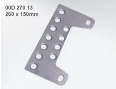 Cusco Roll Cage Universal Center B-Pillar Fixing Plate Kit (260mm x 150mm) Welding Required - 00D 270 13 User 1