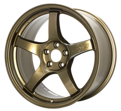 Gram Lights 57CR 19x9.5 +45 5-114.3 Almite Gold Wheel - WGCR445EAGP