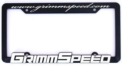 GrimmSpeed License Plate Frame (Pair) - 111002 Photo - Primary