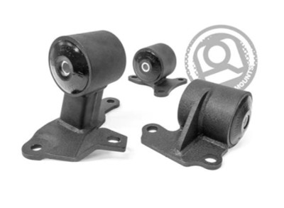 Innovative 94-97 Accord H-Series Black Steel Mounts 85A Bushings (Auto to Manual) - 29758-85A User 1