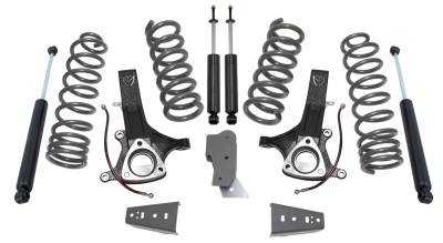 MaxTrac 09-18 RAM 1500 2WD 5.7L V8 Hemi 7in/4.5in MaxPro Spindle Lift Kit w/MaxTrac Shocks - K882471 Photo - Primary