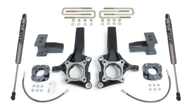 MaxTrac 09-13 Ford F-150 2WD 6.5in/4in MaxPro Elite Spindle Lift Kit w/FOX Shocks - K883464F Photo - Primary