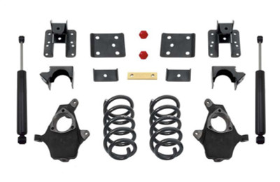 MaxTrac 14-16 GM C/K1500 2WD/4WD Single Cab w/Cast Steel Susp. 3in/5in Lowering Kit - KS331535-6 Photo - Primary