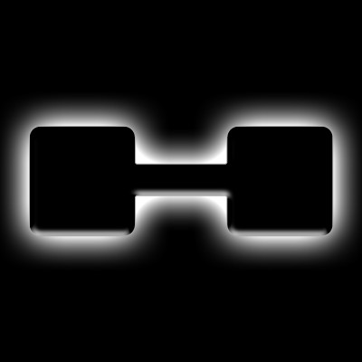 ORACLE Lighting Universal Illuminated LED Letter Badges - Matte Black Surface Finish - H - 3141-H-001 Photo - Primary