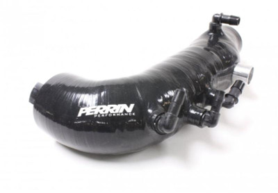 Perrin 08-13 Subaru WRX / 05-09 Legacy GT Black Turbo Inlet Hose - PSP-INT-421BK Photo - Primary