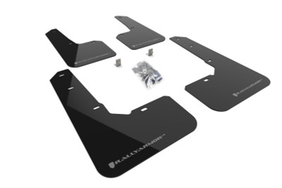 Rally Armor 2022 Subaru Outback Wilderness Black Mud Flap Grey Logo - MF76-UR-BLK/GRY Photo - Primary