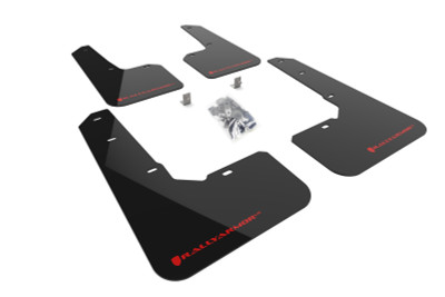 Rally Armor 2022 Subaru Outback Wilderness Black Mud Flap Red Logo - MF76-UR-BLK/RD Photo - Primary