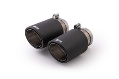 Remus Carbon 84mm Angled Titanium Internals w/Adjustable Clamp Tail Pipe Set (Quad Tips) - 0046 83CTSR Photo - Primary