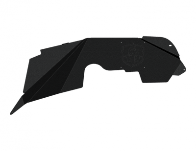 Road Armor 07-16 Jeep Wrangler JK Stealth Front Fender Liner Body Armor - Raw - 507LFFSB User 1
