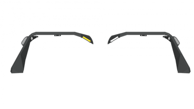 Road Armor 18-21 Jeep Wrangler JL Stealth Wide Front Fender Flare Body Armor w/LED DRL - Tex Blk - 518AFFWB User 1