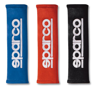 Sparco Belt Pad 2In Alcantara Red - 01090R3RS Photo - Primary