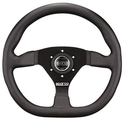 Sparco Strwhl L360 Ring Suede Black - 015TRGS1TUV