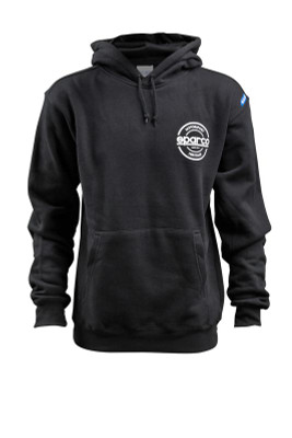 Sparco Swtshrt Hooded S-Seal Blk Lrg - SP03300NR3L Photo - Primary