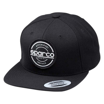Sparco Cap S-Patch Snapback Black - SP21N Photo - Primary
