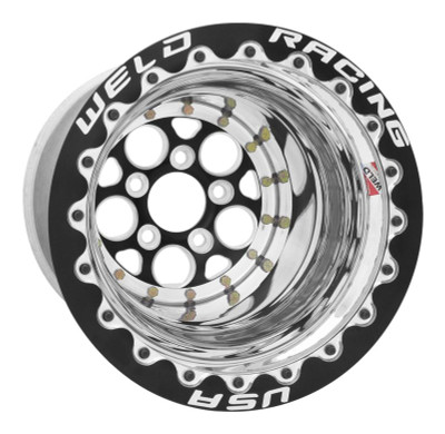 Weld Magnum 2.0 15x12 / 5x4.75 BP / 4in. BS Black Wheel - Black Double Beadlock MT - 86B-512278MB User 1