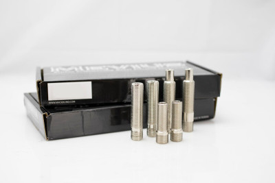 Wheel Mate Stud Conversion M14 x P1.25-M12 x P1.50 / 1.75in L - Nickel Finish (QTY 20) - WMP37107N0 User 1