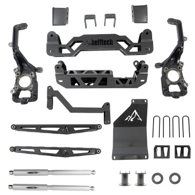 Belltech 2021+ Ford F150 4WD Trail Performance 6in. Base Lift Kit w/ Shocks - 152510BK Photo - Primary
