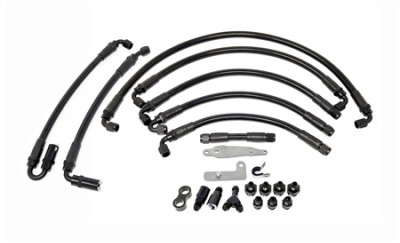 Torque Solution PTFE Fuel Line Kit w/ Flex Fuel - Subaru WRX STI 08-21 / WRX 08-14 - TS-SU-6FLK-AM-P-08-FF User 1