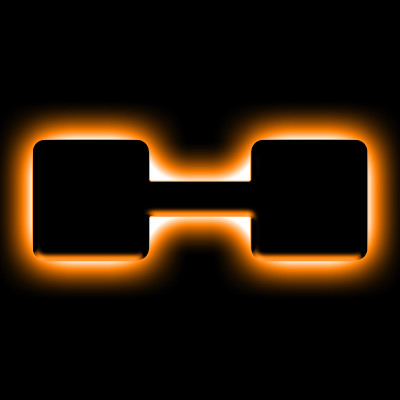 ORACLE Lighting Universal Illuminated LED Letter Badges - Matte Black Surface Finish - H - 3141-H-005 Photo - Primary