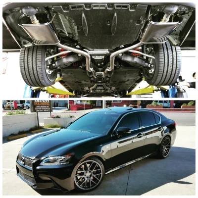Invidia 12+ Lexus GS350 Q300 Axle-Back Exhaust - HS12LGSG3H