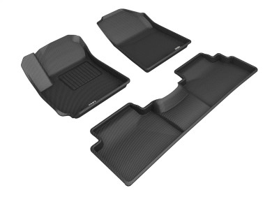 3D MAXpider 2020 Kia Soul Kagu 1st & 2nd Row Floormats - Black - L1KA05001509 Photo - Primary