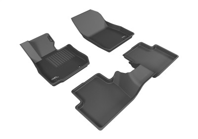 3D MAXpider 2016-2019 Mazda CX-3 Kagu 1st & 2nd Row Floormats - Black - L1MZ05101509 Photo - Primary