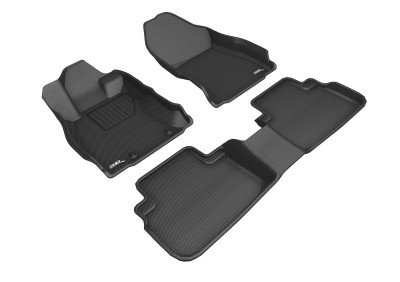 3D MAXpider 2019-2020 Subaru Forester Kagu 1st & 2nd Row Floormats - Black - L1SB02401509 Photo - Primary